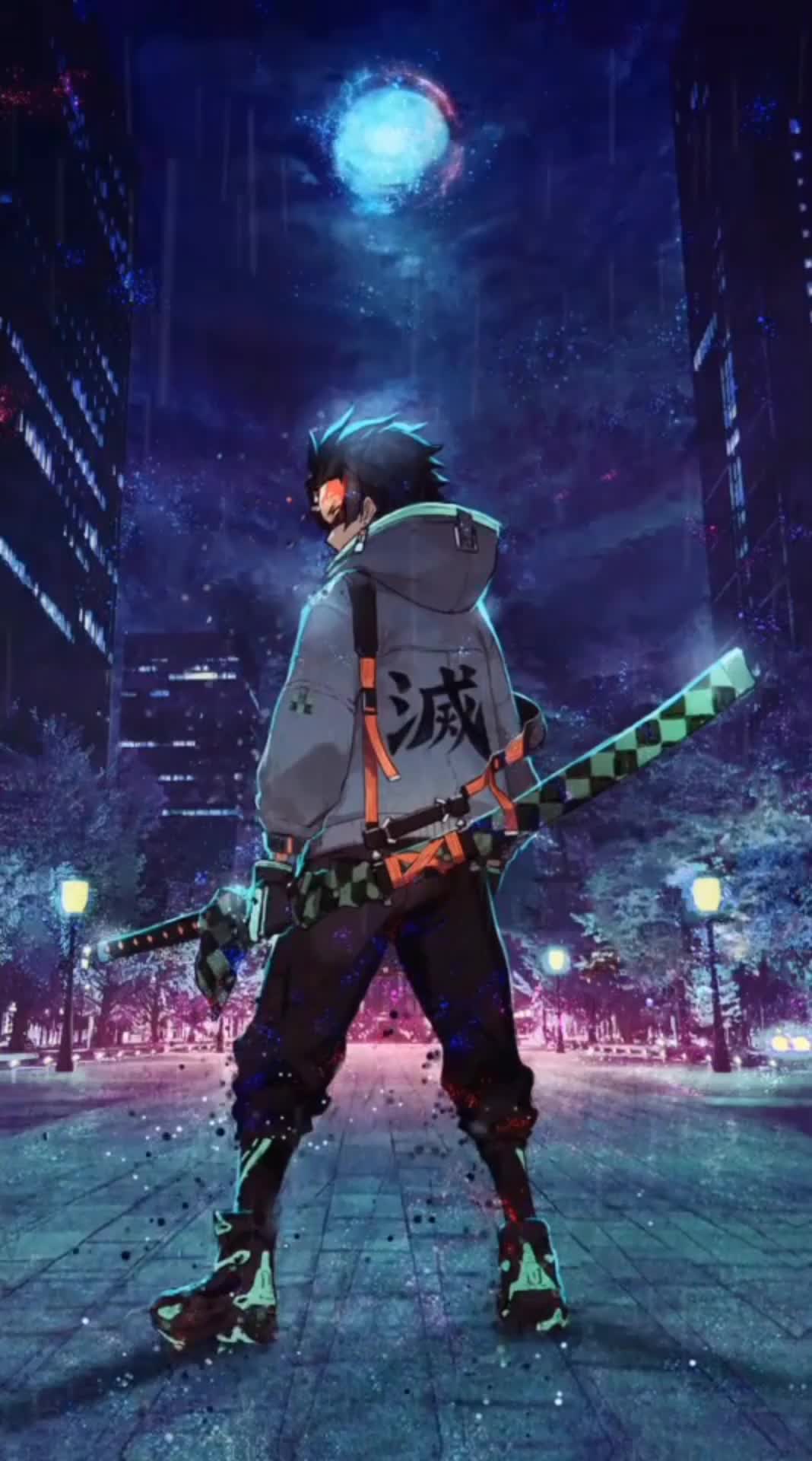 Download iPhone And Android Demon Slayer Anime Live Phone Wallpaper