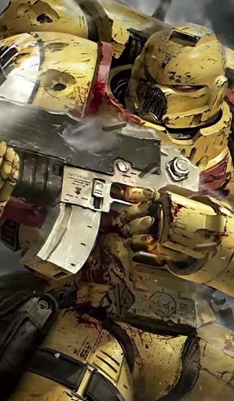 iPhone and Android Imperial Fists Warhammer 40k Live Phone Wallpaper