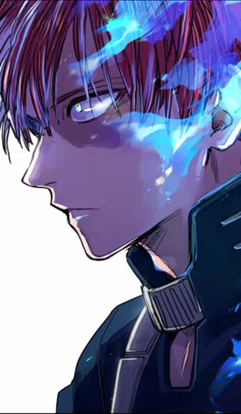 iPhone and Android Todoroki Anime Live Phone Wallpaper