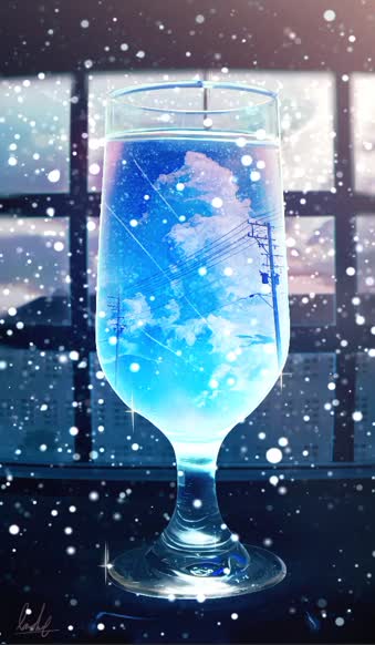 Marine Snow Glass Live Android and iPhone Wallpaper