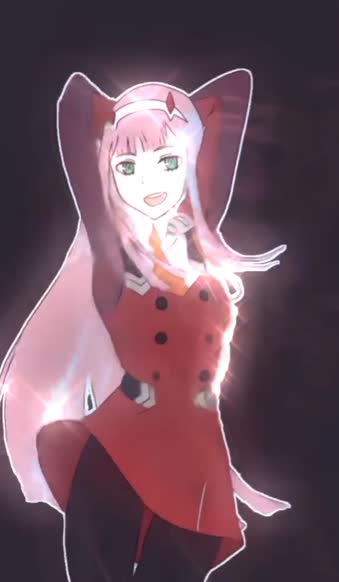 iPhone and Android Zero Two Dance Live Phone Wallpaper