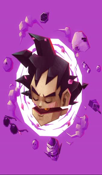 iPhone  Android Goku Purple Live Anime Wallpapers iPhone