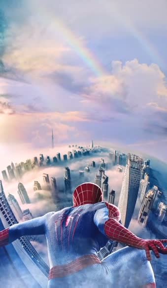 Android  iOS Spiderman City View Live Wallpaper 