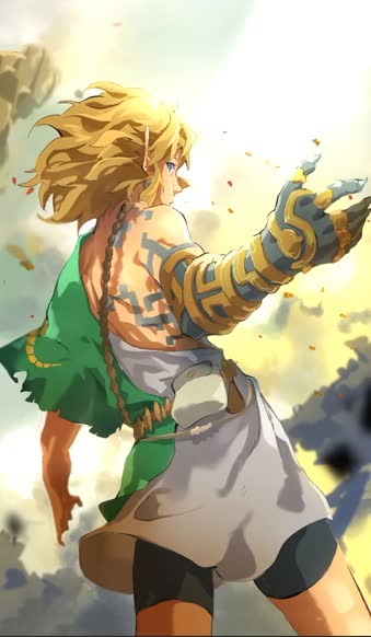Link Legend of Zelda Girl Live Android and iPhone Wallpaper