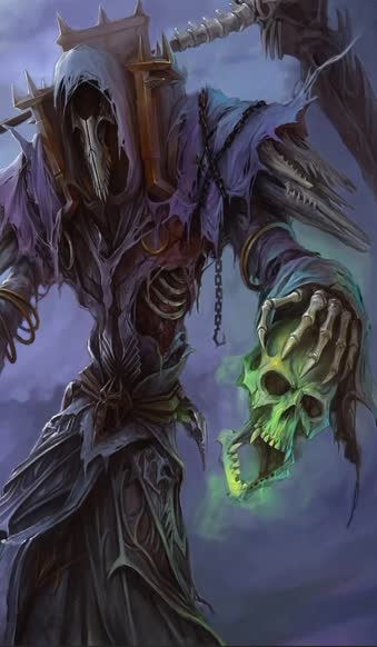 Android  iPhone WoW Warlock Reaper Live Wallpaper For Phone