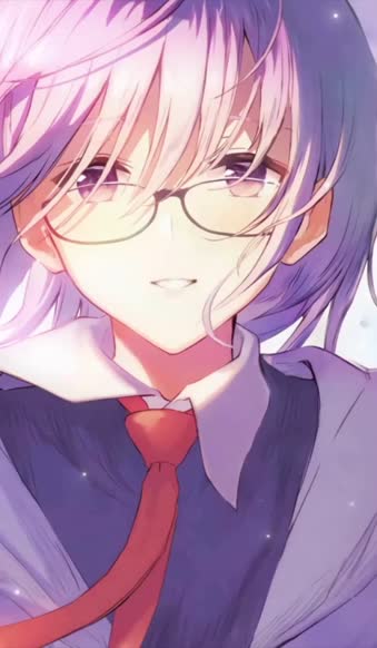 mashu kyrielight with glasses fate grand order phone wallpapers cool anime