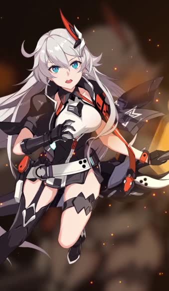 Live Phone Honkai Impact 3rd Girl Warrior Anime Wallpaper For iPhone And Android
