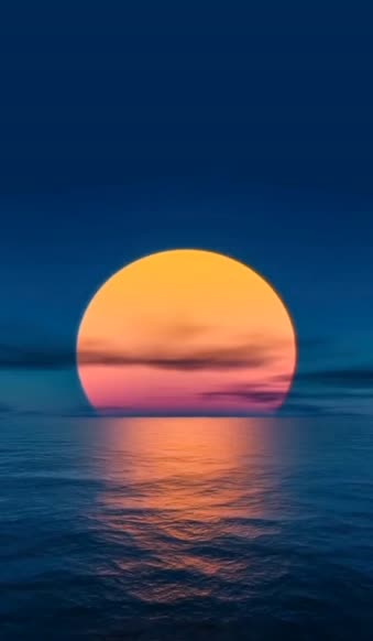 Cool Free Sunset Scenery Android iPhone Live Phone Wallpaper