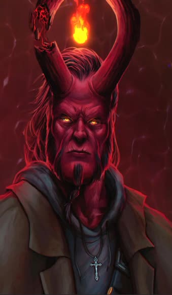 Android  iPhone Hellboy Comics Live Wallpaper For Phone