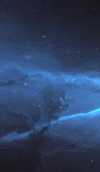Android  iPhone Blue Space Nebula Live Wallpaper For Phone