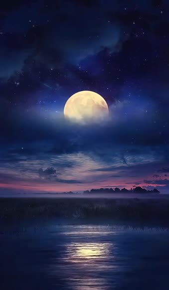 iOS iPhone  Android HD Mystic Night Live Wallpaper