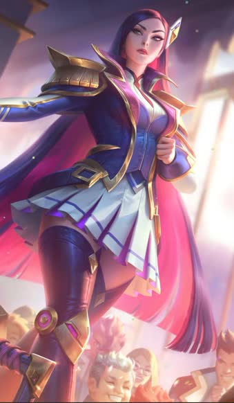 Battle Academia Caitlyn Android  iPhone Live Wallpaper