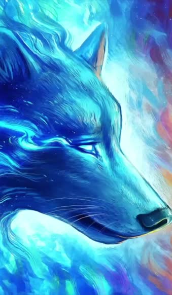 Live Phone Water And Fire Wolf Wallpaper To iPhone And Android