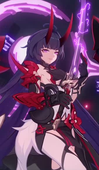 iPhone and Android Herrscher Of Thunder Honkai Impact 3rd Live Phone Wallpaper