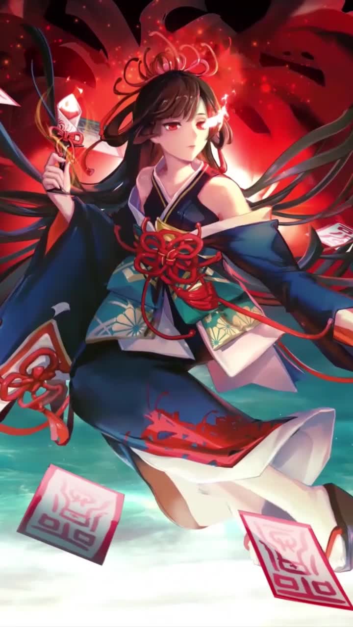 iPhone and Android Higanbana Onmyoji Live Phone Wallpaper