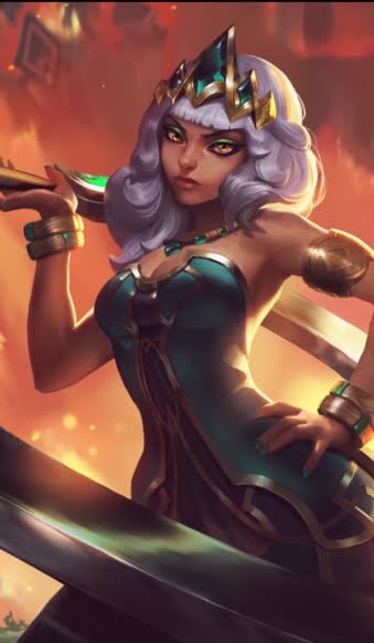 iPhone and Android Qiyana League Of Legends Live Phone Wallpaper