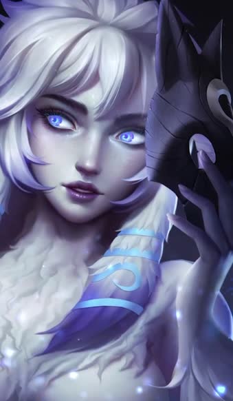 iPhone and Android Kindred Godness League Of Legends Live Phone Wallpaper