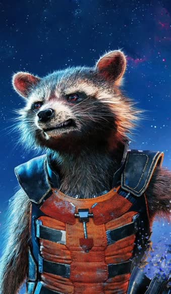 iPhone  Android Rocket Raccoon Guardians Of The Galaxy Live Wallpaper for Phone