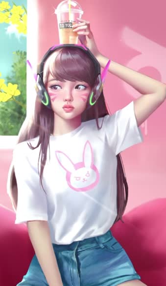Live Phone Summertime Over Dva Overwatch Wallpaper To iPhone And Android