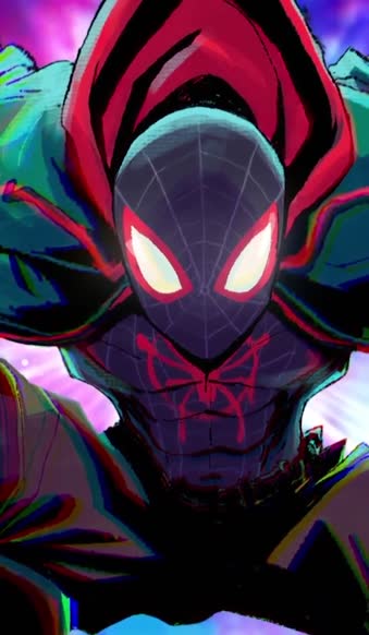 Android  iOS iphone Mobile Spidey Miles Morales Multiverse Marvel Live Wallpaper
