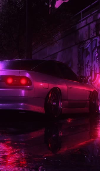 iPhone and Android Nissan 180sx Nfs Live Phone Wallpaper