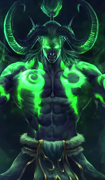 iPhone and Android Illidan Stormrage World Of Warcraft Live Phone Wallpaper