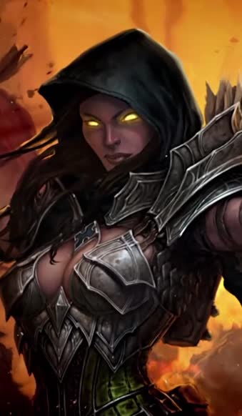Live Phone Demon Hunter Diablo Iii Wallpaper To iPhone And Android