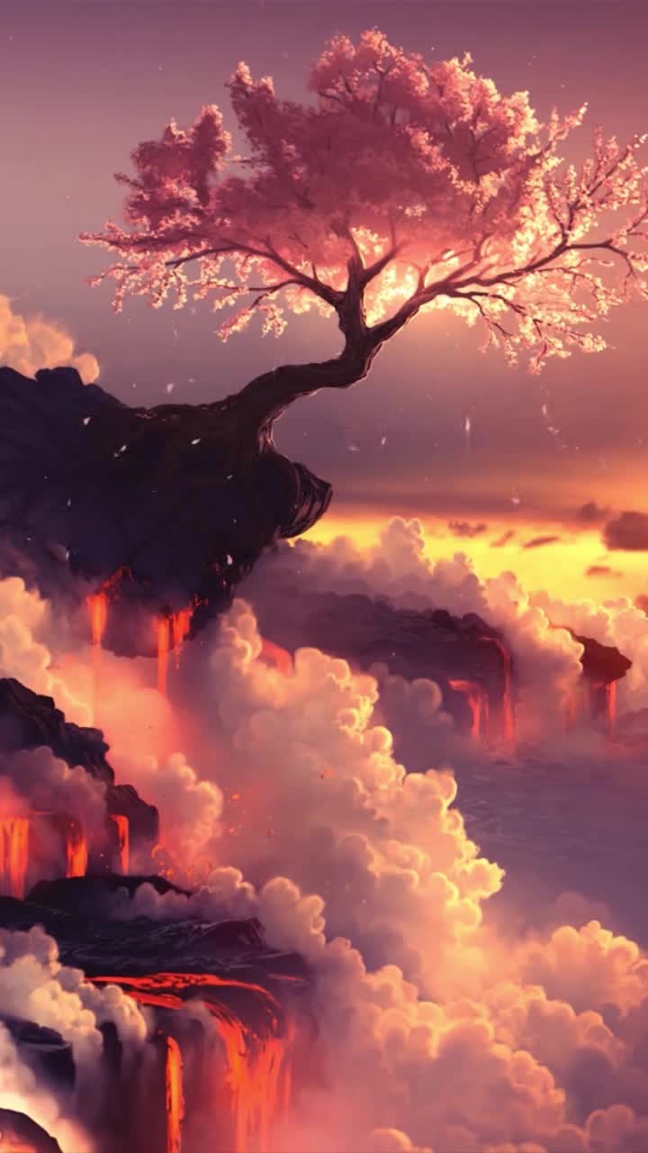 Download Live Phone Sakura Tree Wallpaper To iPhone And Android