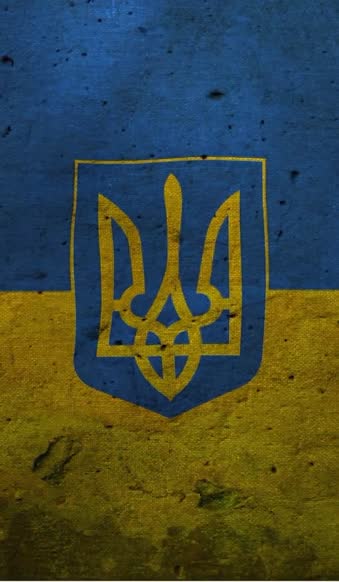 iPhone And Android Ukraine Waving Prapor Symbol Moving Wallpaper Background