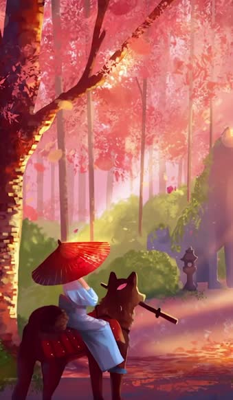 iPhone  android shiba inu temple live wallpaper for phone