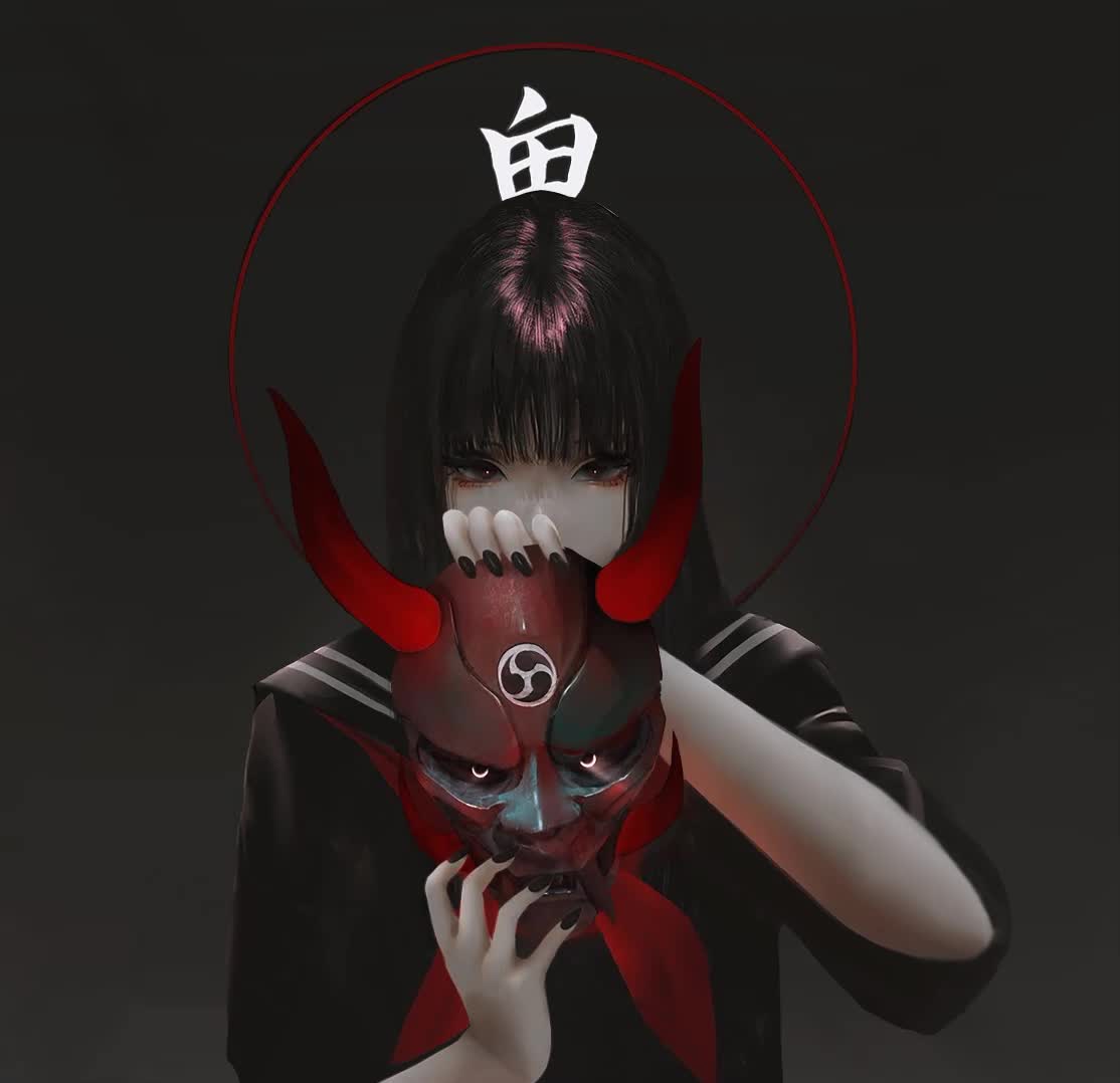 Oni Mask Live Wallpaper For Phone