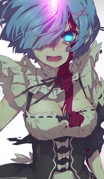 Live Phone Rem Angry Re Zero Wallpaper To iPhone And Android