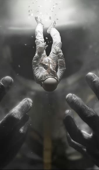 iPhone and Android Giant Astronaut Live Phone Wallpaper