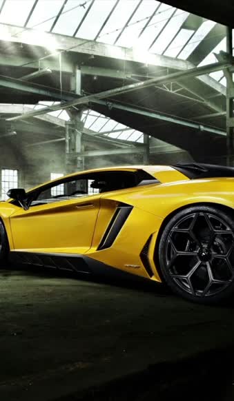 Live Phone Yellow Lamborghini Aventador Wallpaper To iPhone And Android