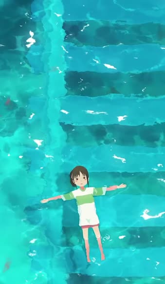 Live Phone Chihiro Ogino Floating On Water Spirited Away Wallpaper To iPhone And Android
