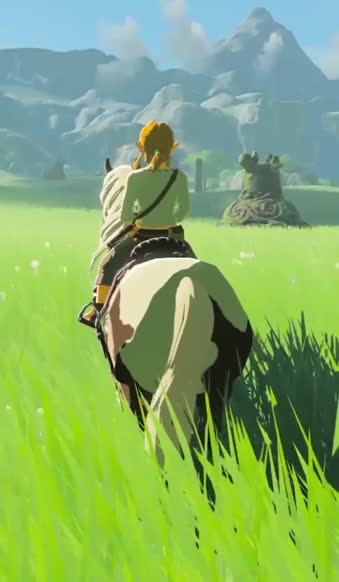 iPhone and Android Breath Of The Wild Link Phone Live Wallpaper