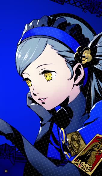 iPhone and Android Lavenza Butterfly Persona 5 Royal Live Phone Wallpaper