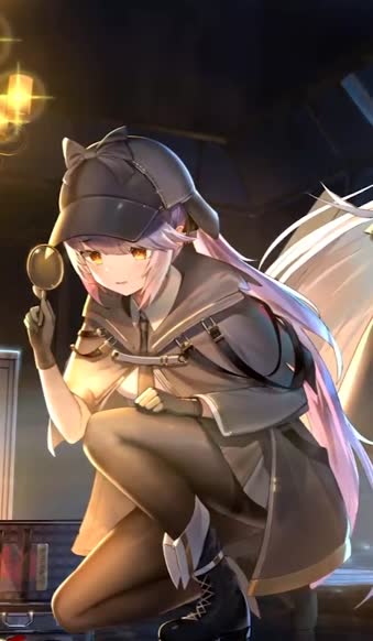 iPhone and Android Detectives Azur Lane Game Phone Live Wallpaper