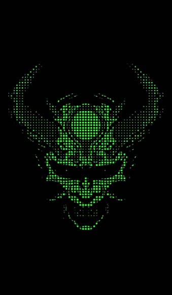 Live Phone Demon Mask Pixel Wallpaper To iPhone And Android
