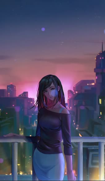 A Long Night Out Girl Live Wallpaper For Phone