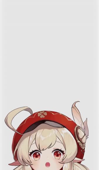 Genshin Impact Klee Pop Up Anime iPhone Wallpaper