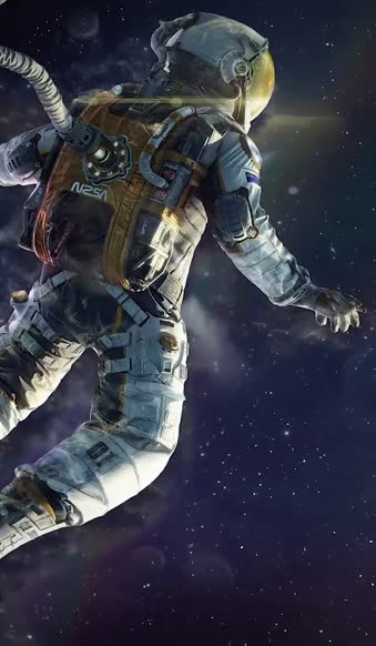 Astronaut In Space Iphone Wallpaper