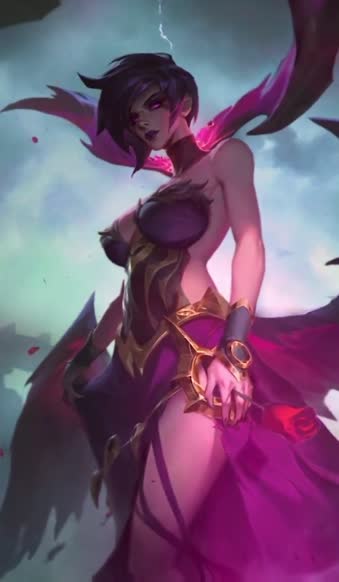 iPhone  Android Morgana Lol Game Phone Live Wallpaper