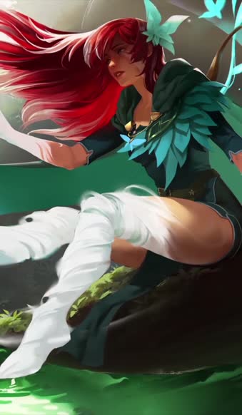 iPhone and Android Dota 2 Windranger Arcana Live Phone Wallpaper