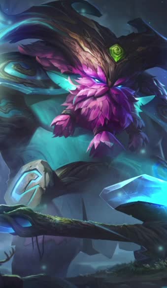 iPhone and Android Elderwood Ornn League Of Legends Live Phone Wallpaper