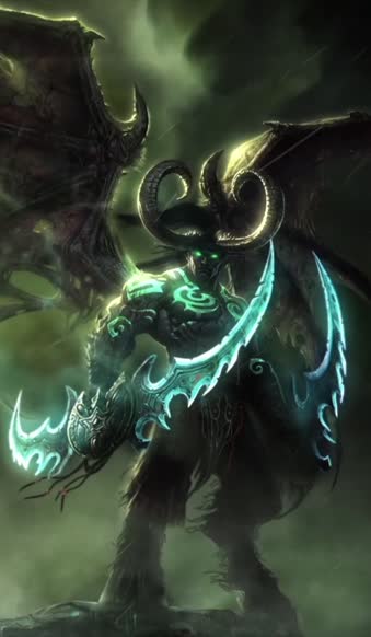 iPhone and Android Illidan Stormrage Live Phone Wallpaper