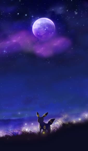Live Phone Umbreon Night Sky Wallpaper To iPhone And Android