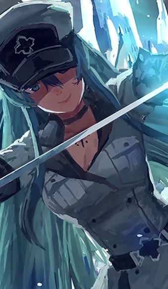 Android  iPhone Anime Esdeath Live Phone Wallpaper