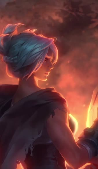 Android  iOS iphone Mobile Riven The Exile League Of Legends Lol Free Live Wallpaper