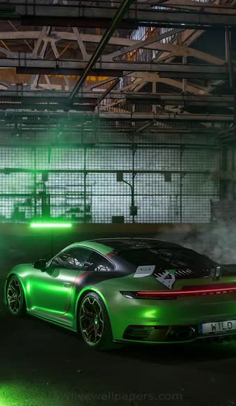 Android and iPhone Live Techart Porsche 992 Phone Wallpaper